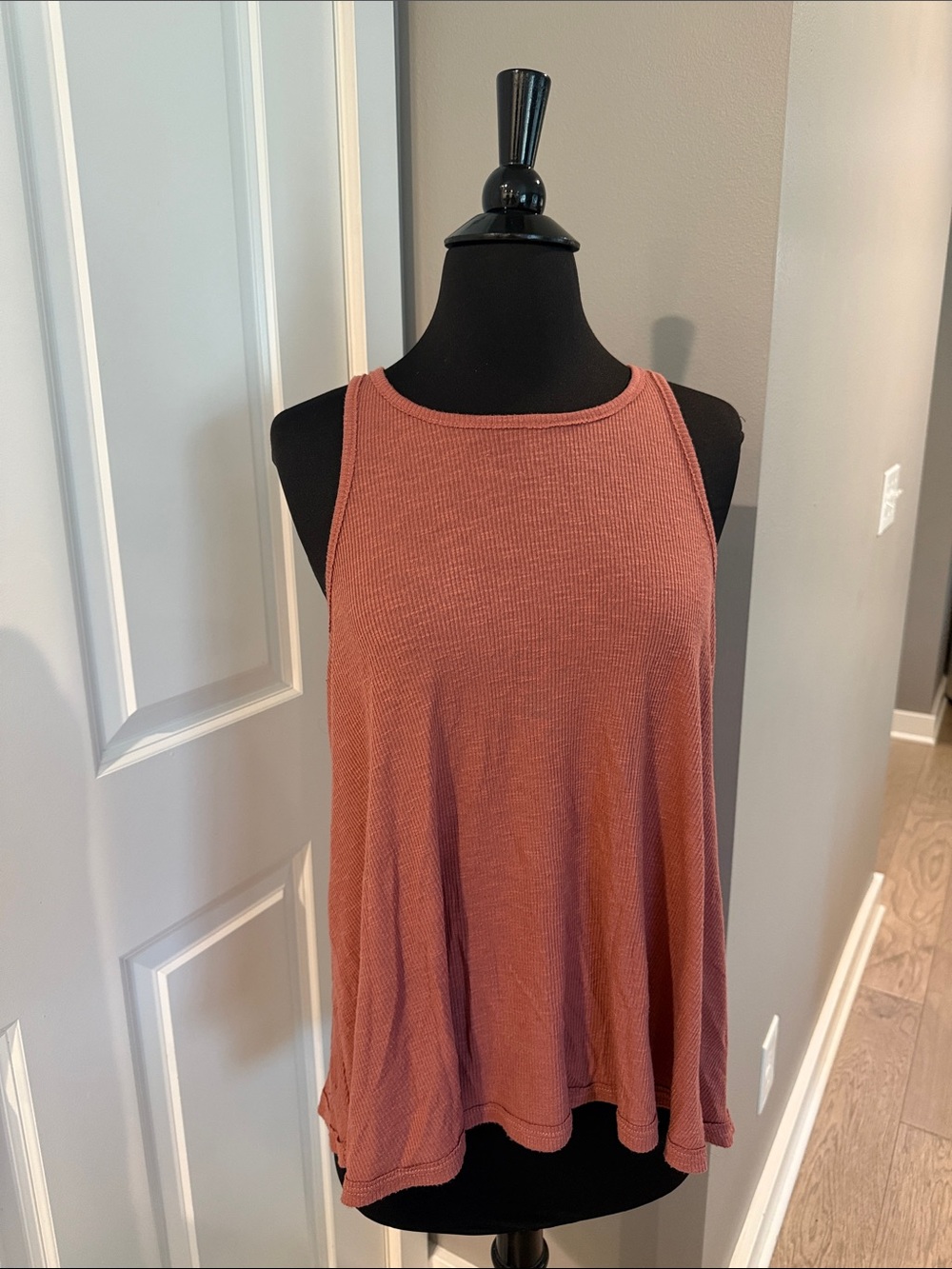 Free People Waffle Knit Swing Tank